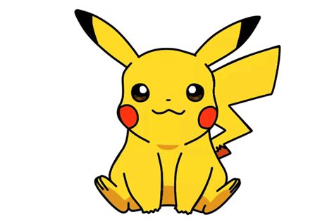 how to draw pikachu from pokemon